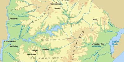 வரைபடம் உடல் உருகுவே