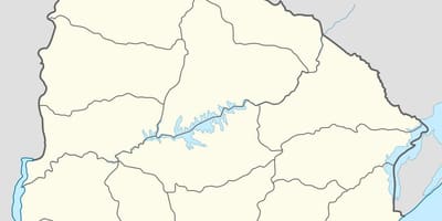வரைபடம் உருகுவே அவுட்லைன்
